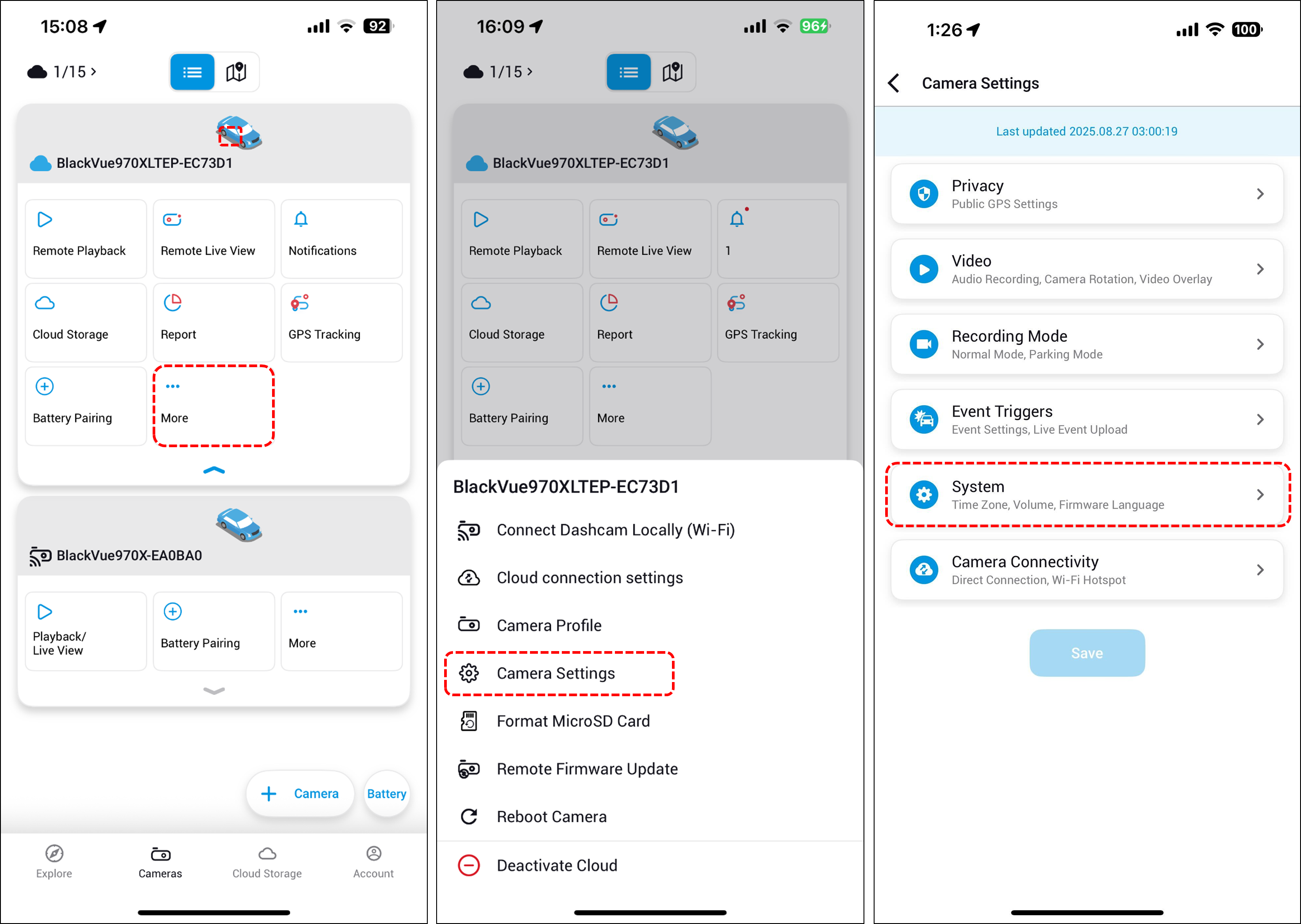 Correcting date/time errors due to firmware or settings – BlackVue | Forum